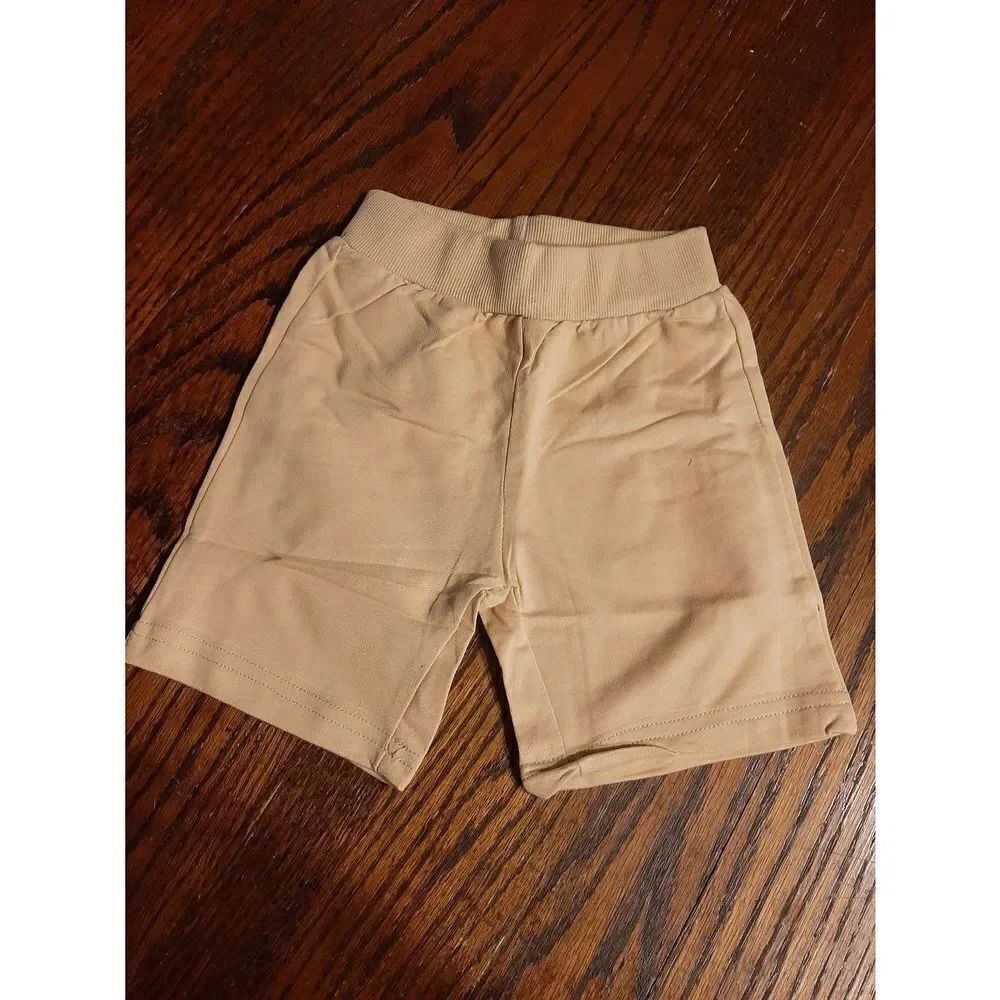 New Boy's 12/18 Month 2pc Shorts Polo Shirt Outfit Set Animal Print